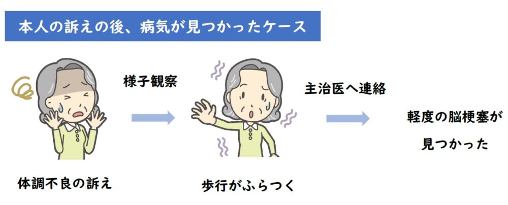 アクタガワの職員が気を付けていること_病気の発見