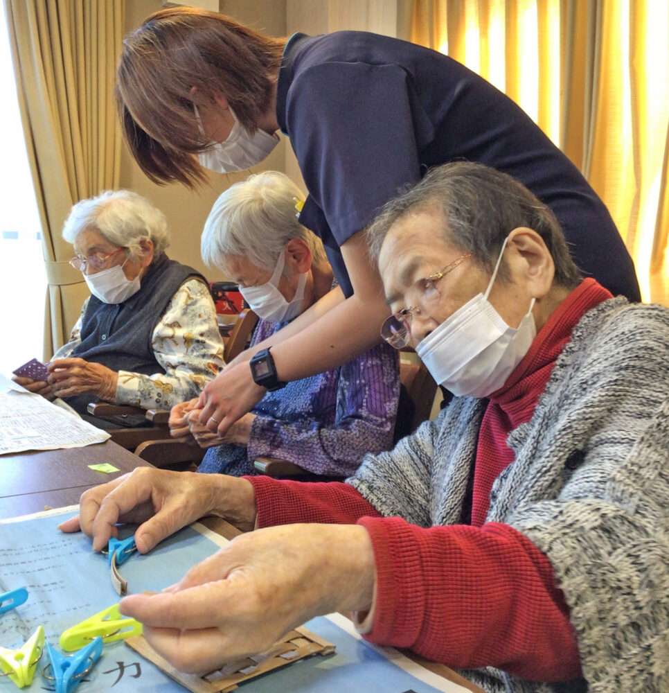 静岡清水区老人ホーム_クラフトバンド