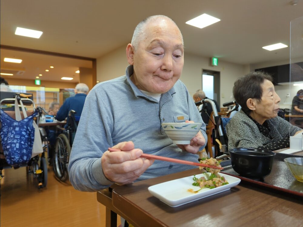 藤枝市デイサービス_アジのなめろうとアジのお刺身