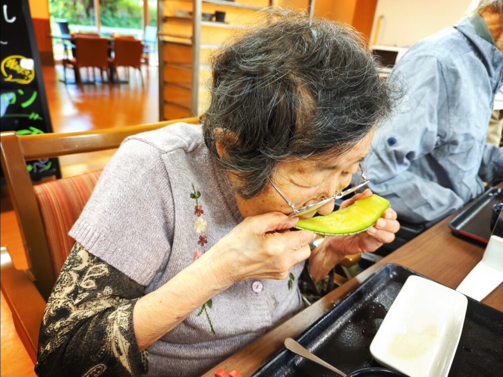 藤枝市老人ホーム_いしがみ農園のメロン