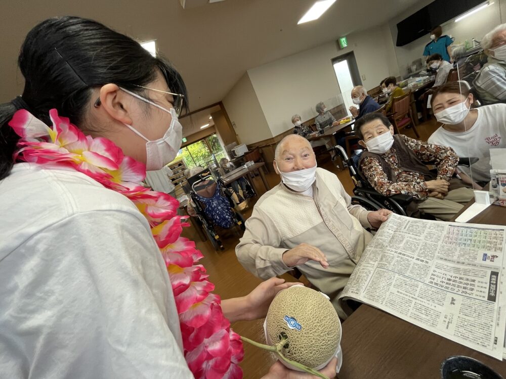 藤枝市老人ホーム_いしがみ農園のメロン