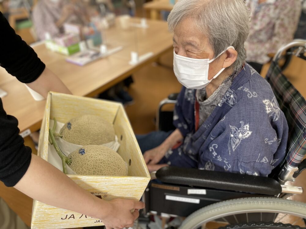 藤枝市老人ホーム_いしがみ農園のメロン