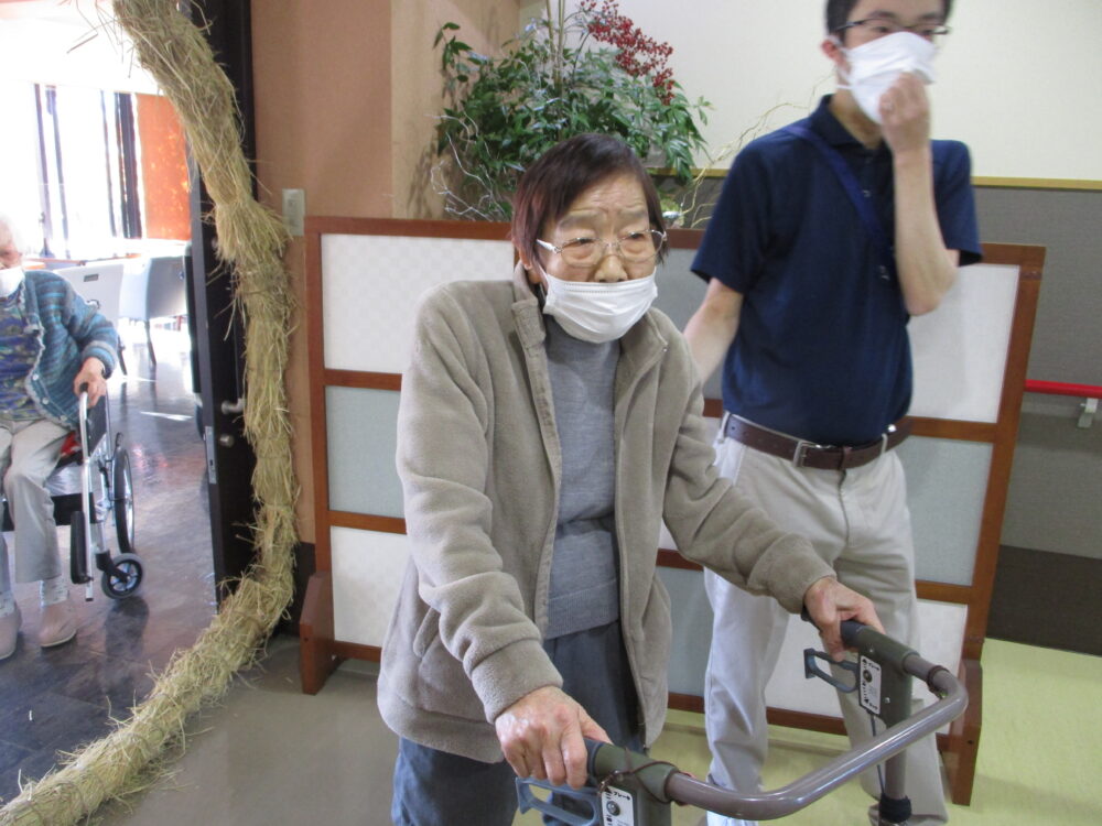 静岡市駿河区有料老人ホーム_年越しの大祓_正月レクリエーション