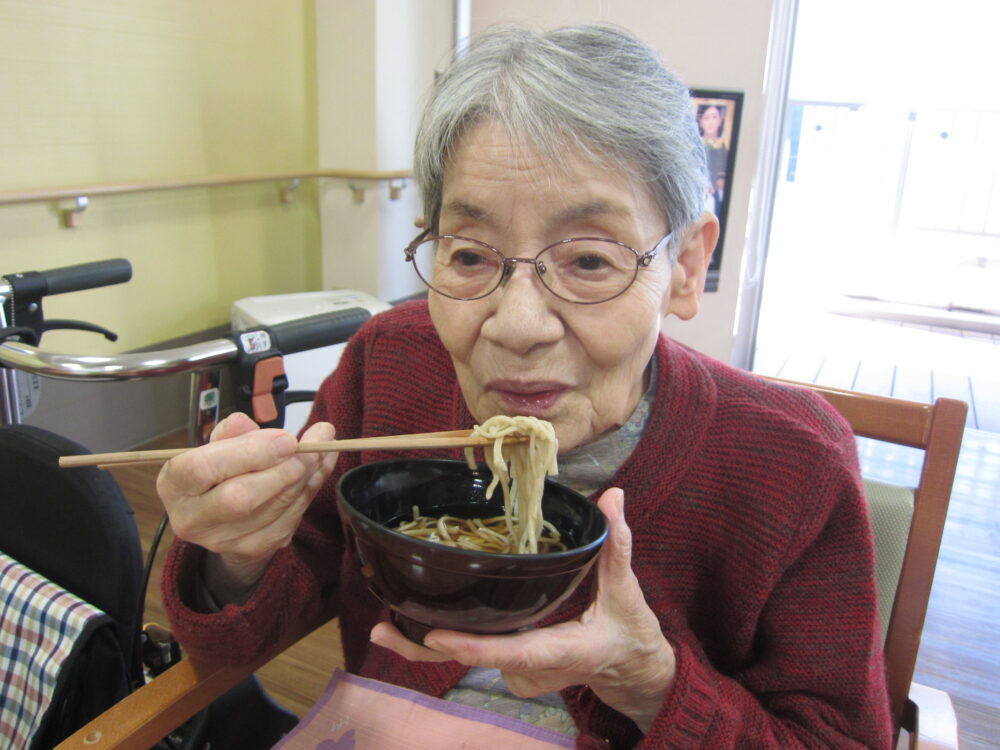 静岡市葵区有料老人ホーム_梅切り蕎麦