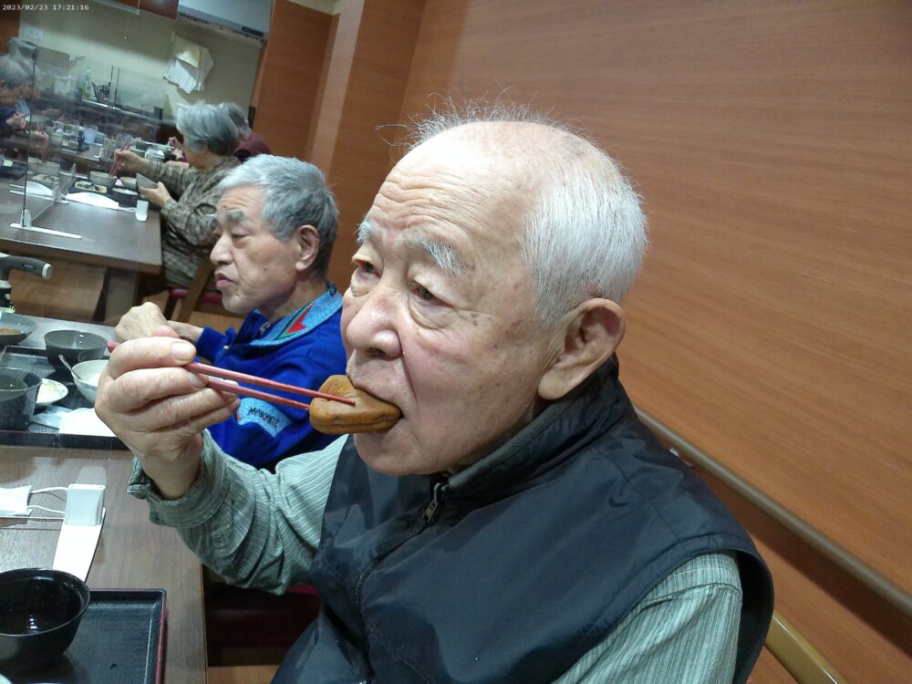 駿東郡長泉町老人ホーム_2月のお誕生日会と富士山の日