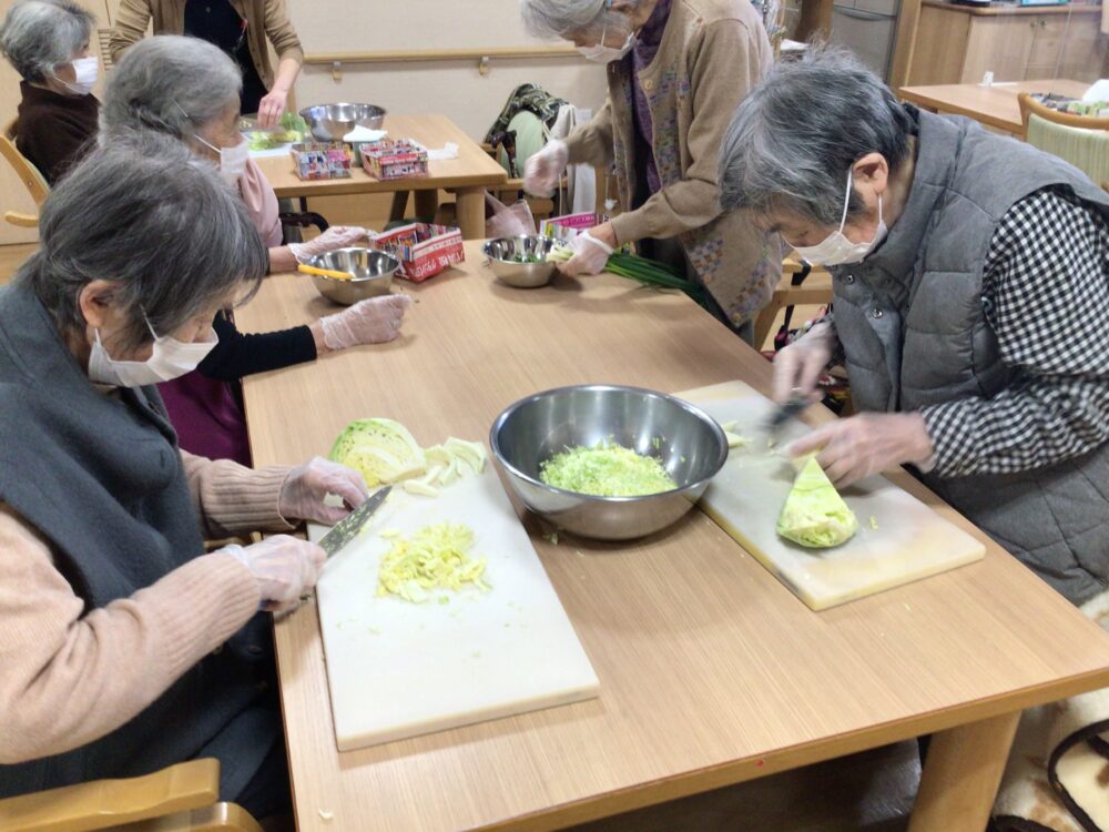 静岡市北区老人ホーム_たこ焼きパーティー