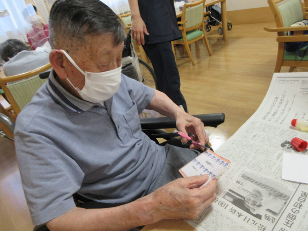 浜松市老人ホーム_みんなで夏祭り準備