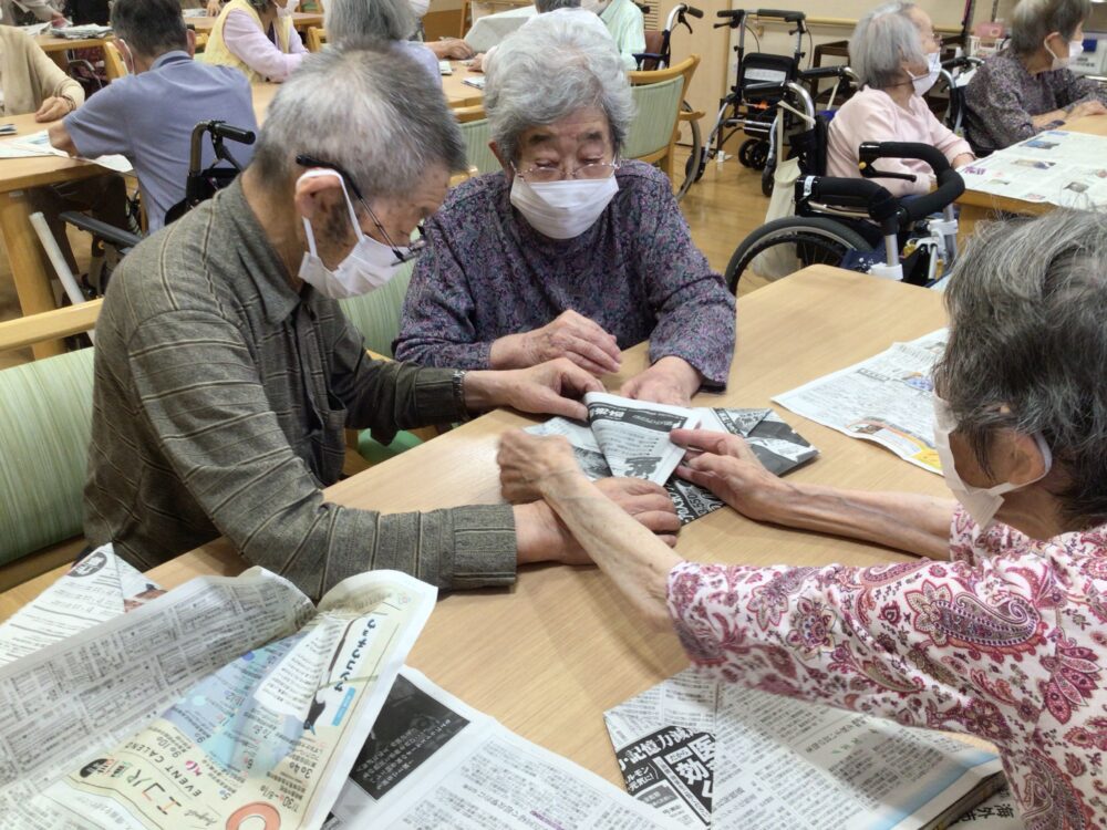 浜松市老人ホーム_併設のデイサービスで行う作業療法
