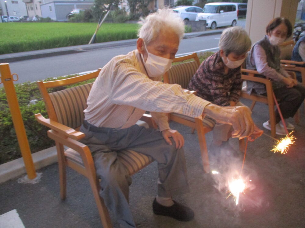 静岡市葵区老人ホーム_花火大会