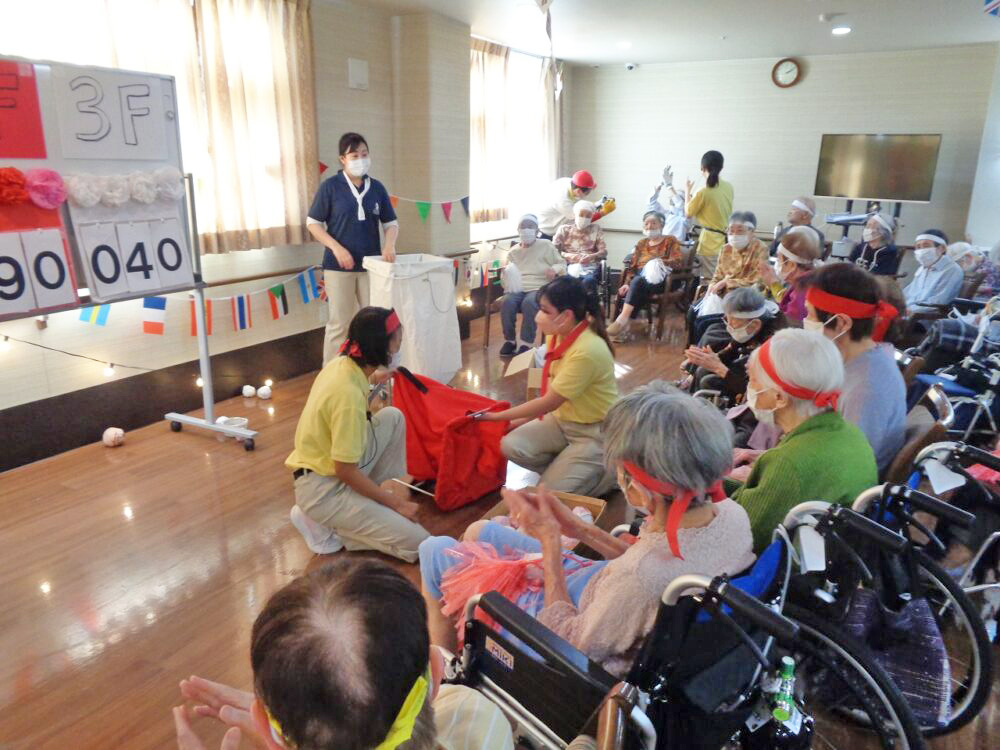 静岡市葵区有料老人ホーム_秋の大運動会開催