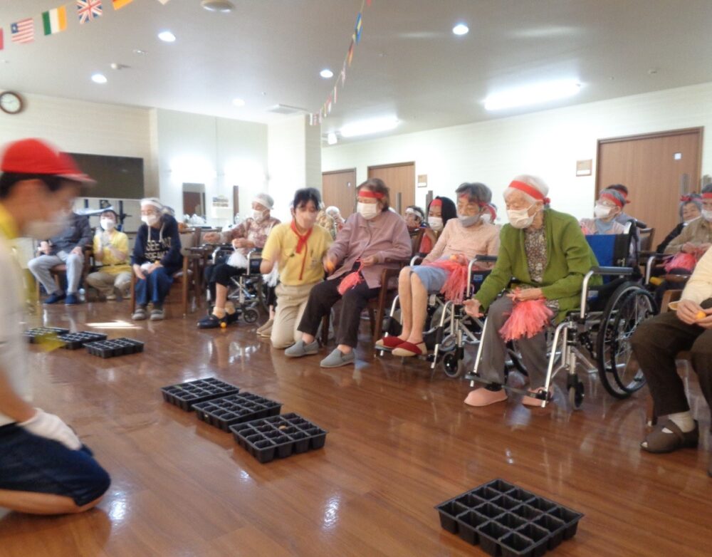 静岡市葵区有料老人ホーム_秋の大運動会開催