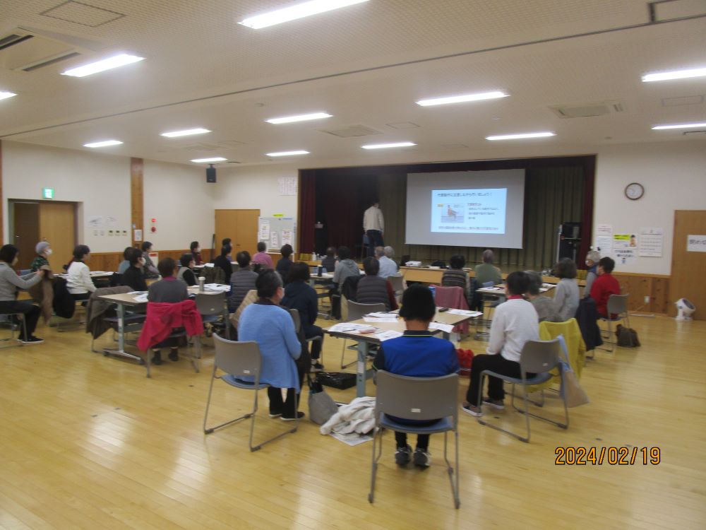 静岡市清水区老人ホーム_船越老人福祉センターにて健康寿命教室開催
