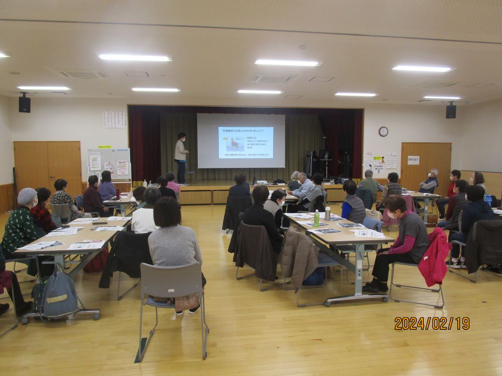 静岡市清水区老人ホーム_船越老人福祉センターにて健康寿命教室開催