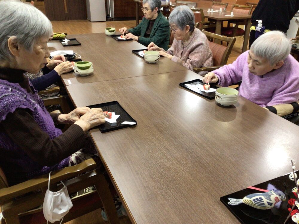 駿東郡長泉町老人ホーム_2月のお茶会