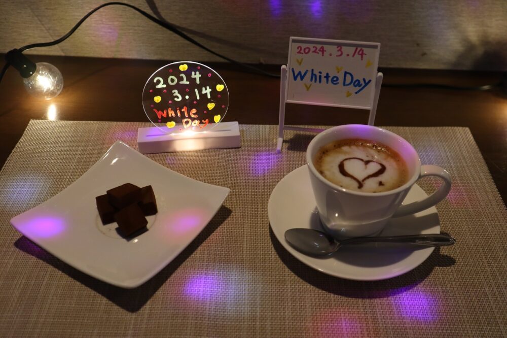 静岡市葵区有料老人ホーム_ホワイトデー喫茶