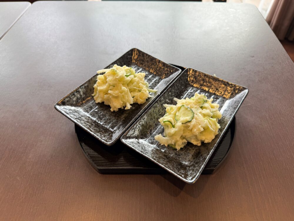 藤枝市老人ホーム_ポテトサラダ作り後編