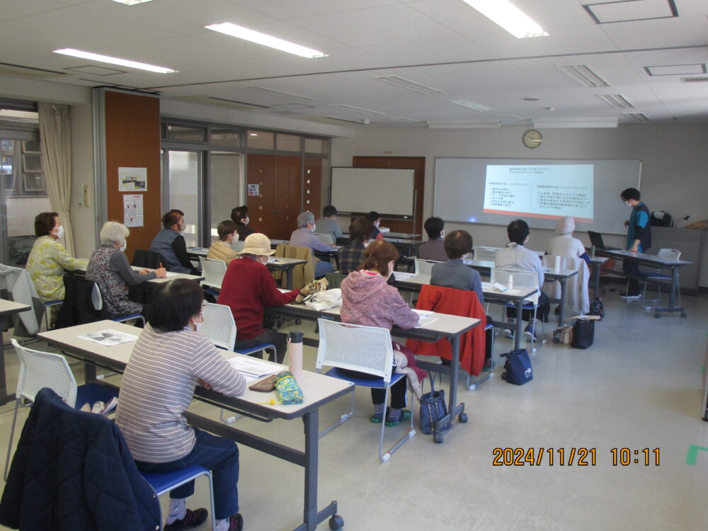 静岡市清水区老人ホーム_戸塚理学療法士による健康寿命i教室n清水北部交流センター