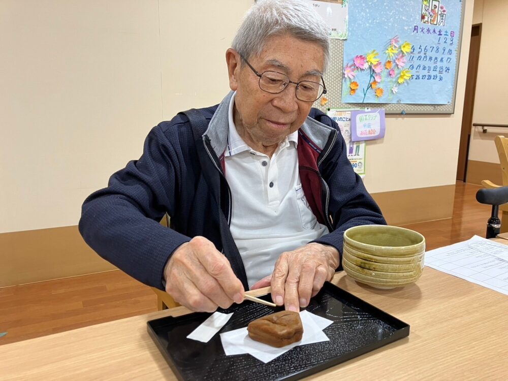 駿東郡長泉町老人ホーム_五感で感じるお茶会懐かしや七五三