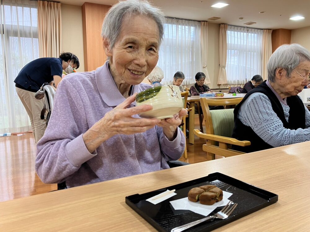 駿東郡長泉町老人ホーム_五感で感じるお茶会懐かしや七五三