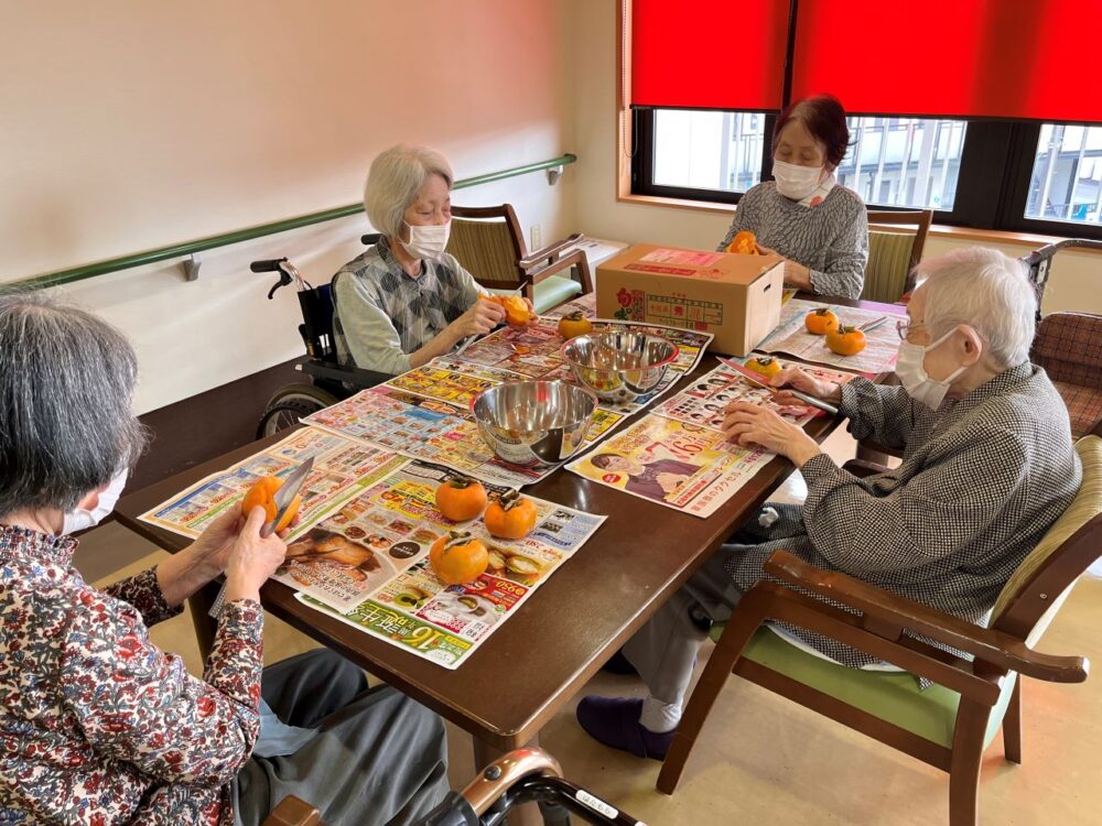 静岡市駿河区有料老人ホーム_干し柿