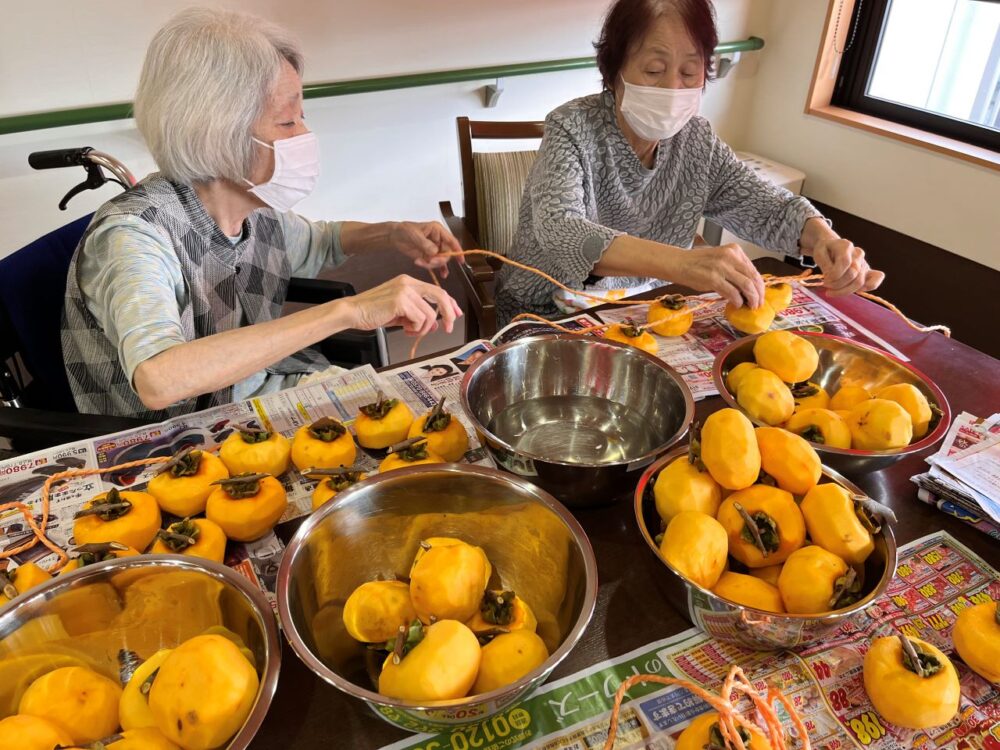 静岡市駿河区有料老人ホーム_干し柿