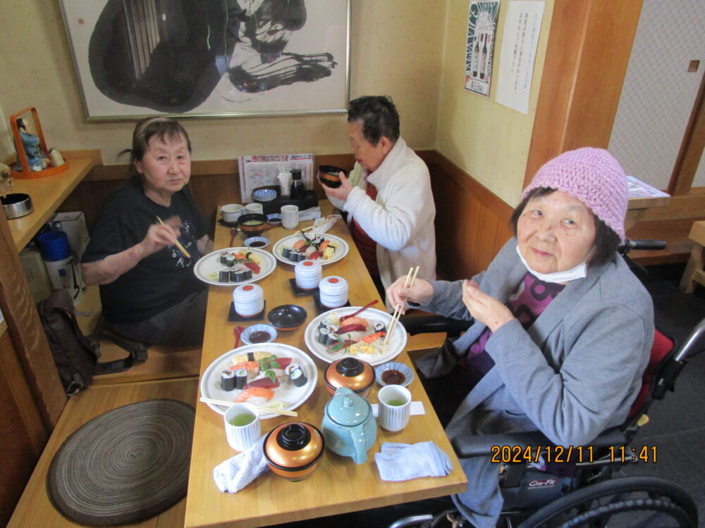 静岡市清水区老人ホーム_食べ歩きツアー吉野寿司
