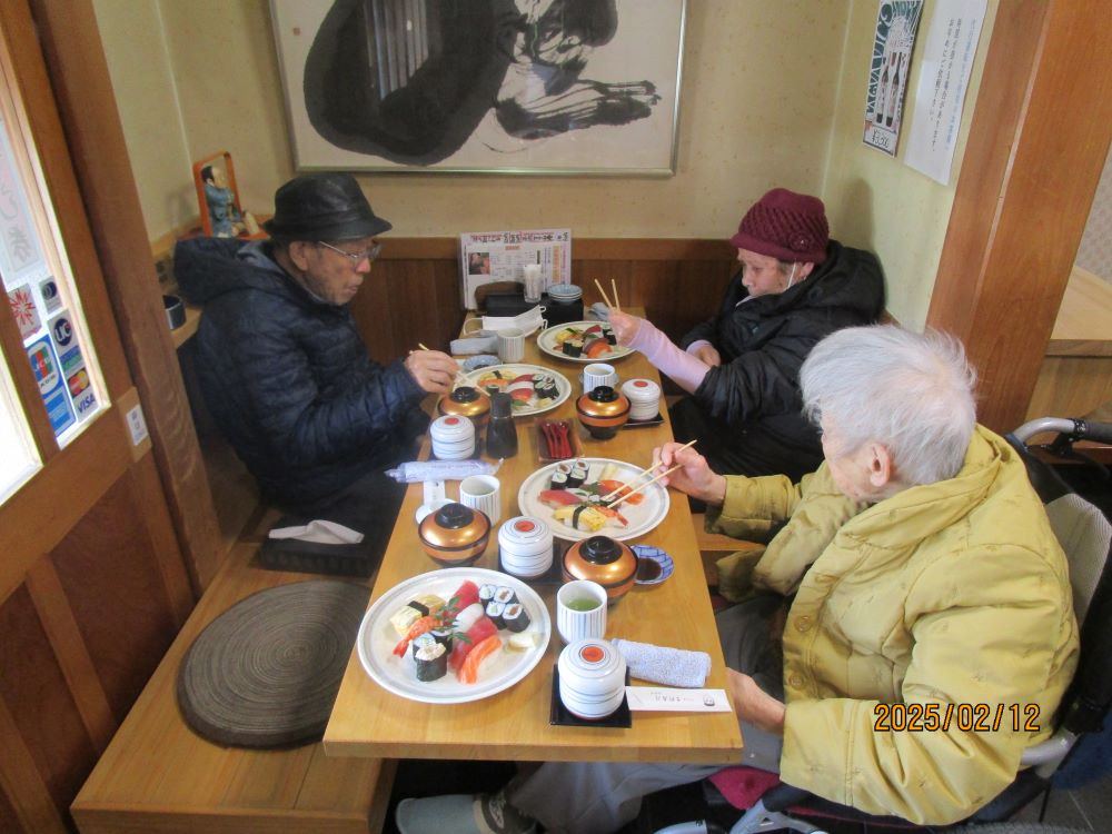 静岡市清水区老人ホーム_食べ歩きツアー吉野寿司