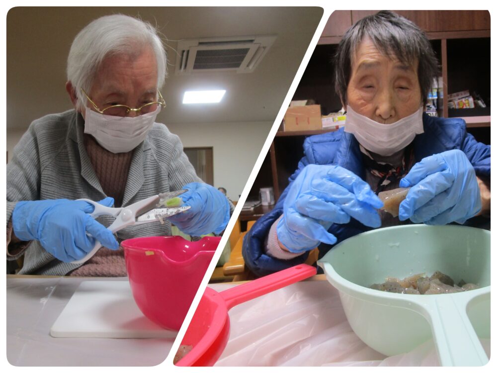 藤枝市老人ホーム_イベント食具だくさんあったか豚汁
