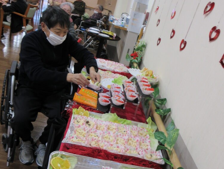 静岡市葵区有料老人ホーム_バレンタインデー