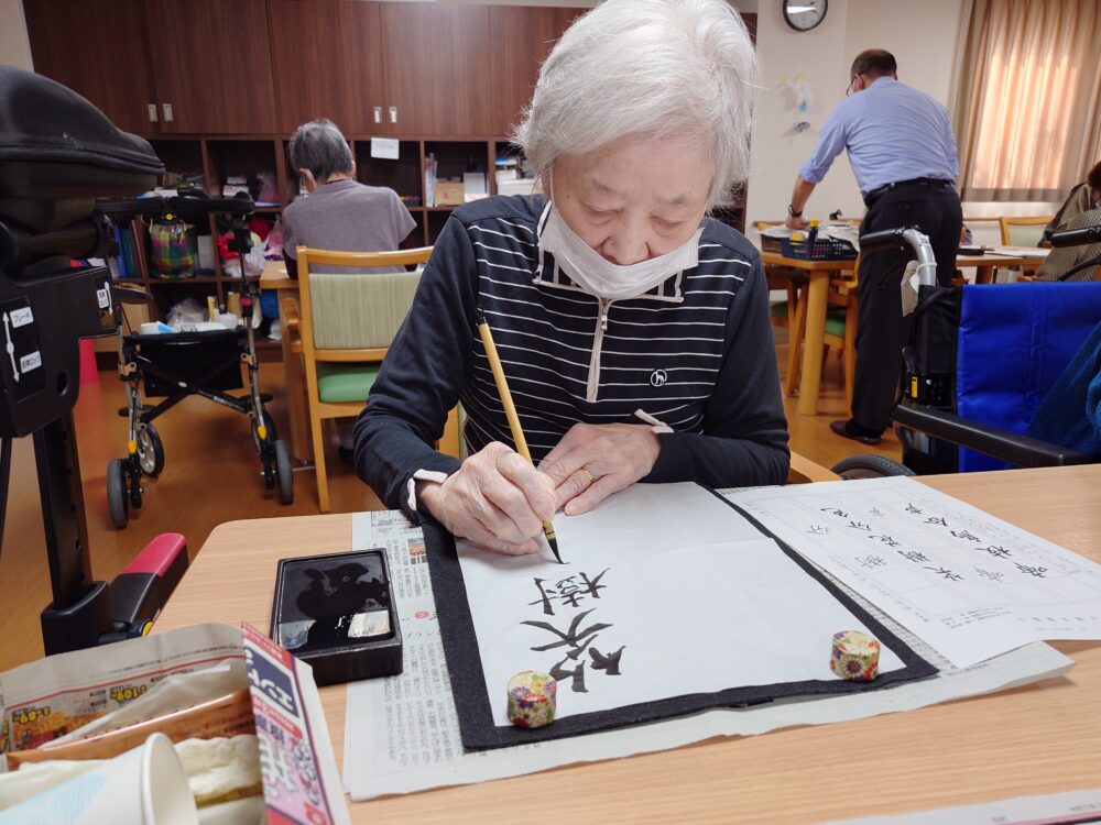 藤枝市老人ホーム_4月のレクリエーション
