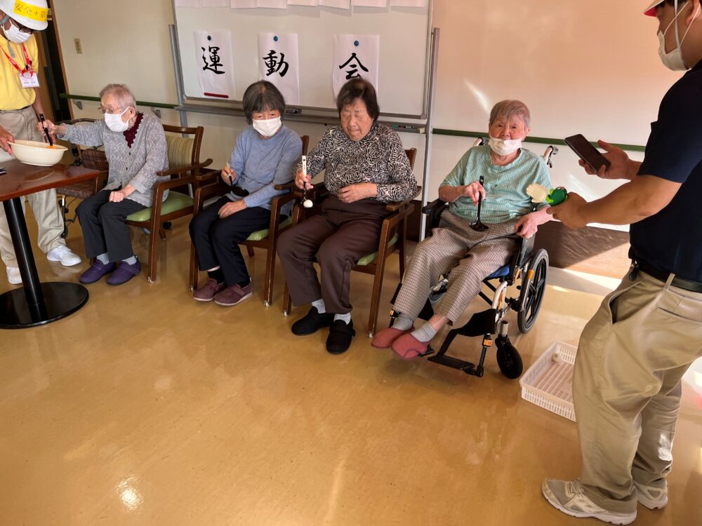 静岡市駿河区有料老人ホーム_秋の運動会