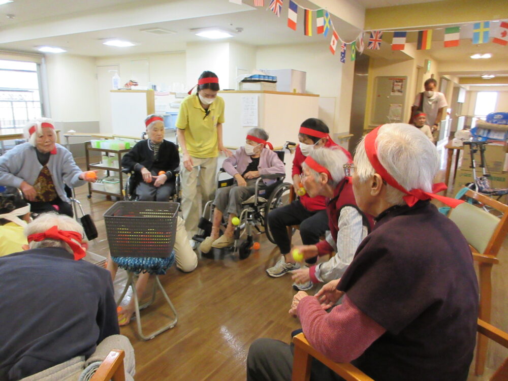 静岡市葵区有料老人ホーム_秋の大運動会