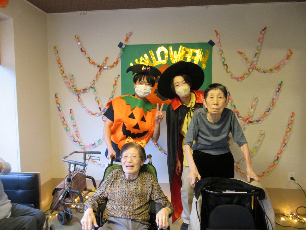 静岡市葵区老人ホーム_ハロウィン秋祭り