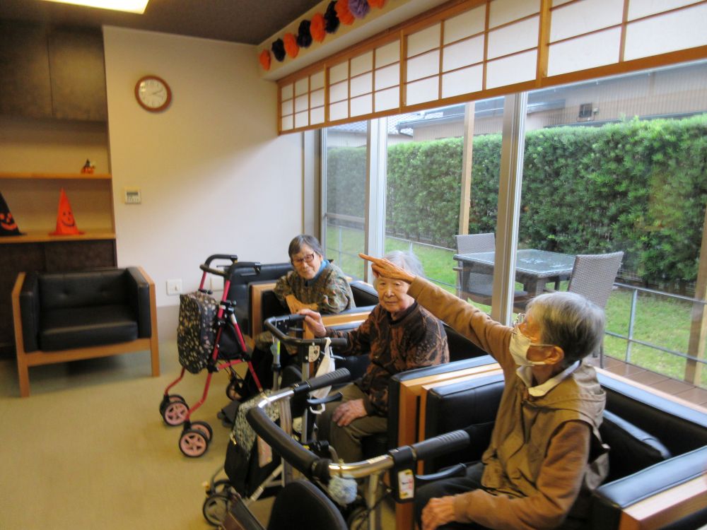 静岡市葵区老人ホーム_ハロウィン秋祭り