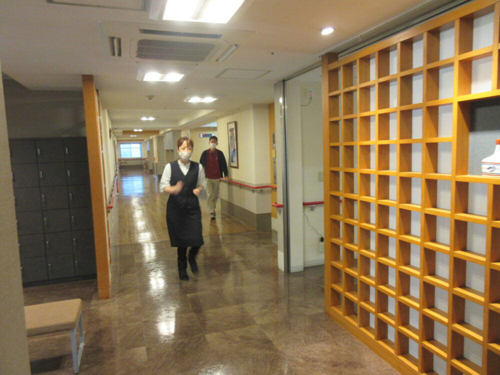 静岡市葵区有料老人ホーム_秋の避難訓練