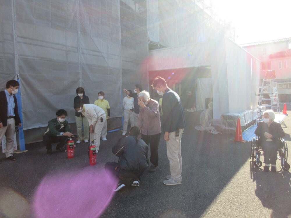 静岡市葵区有料老人ホーム_秋の避難訓練