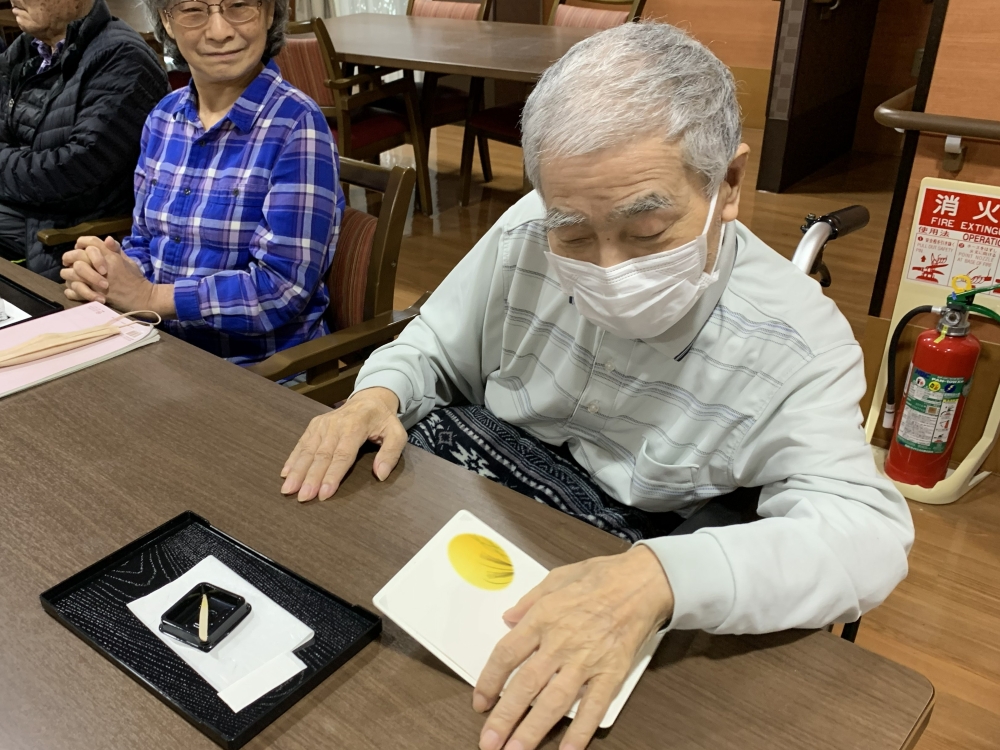駿東郡長泉町老人ホーム_五感で感じるお茶会