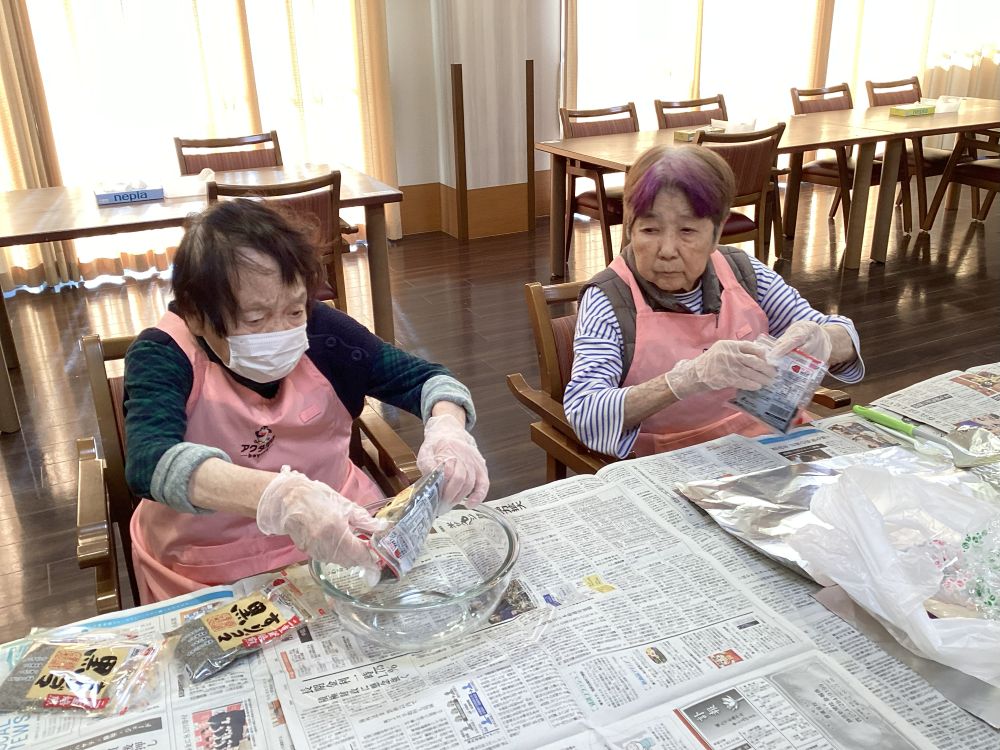 静岡市清水区老人ホーム_生活リハビリクラブ押切料理クラブ抹茶のパンケーキ