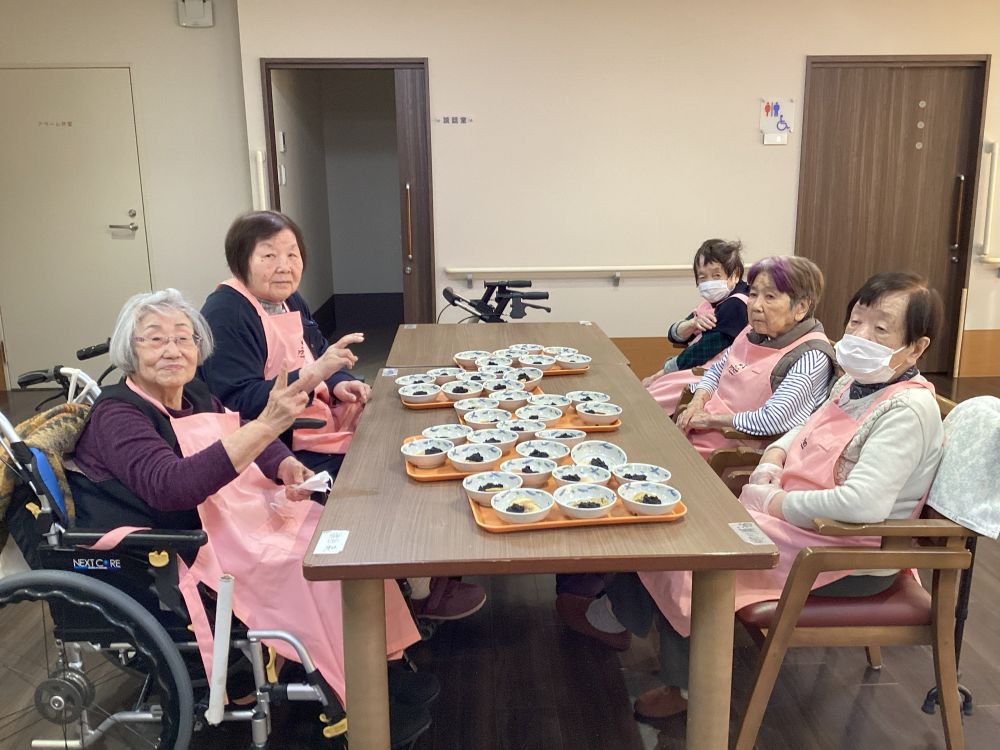 静岡市清水区老人ホーム_生活リハビリクラブ押切料理クラブ抹茶のパンケーキ