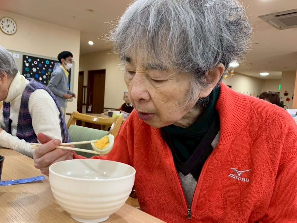 駿東郡長泉町老人ホーム_おでんを楽しむひととき