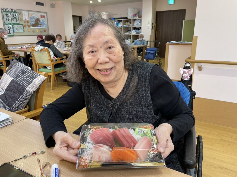静岡市清水区老人ホーム_1月10日「刺身の日」