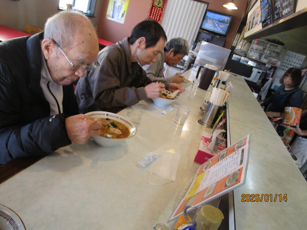 静岡市清水区老人ホーム_1月14日(水)　生活リハビリクラブ押切・食べ歩きクラブ「龍鳳」