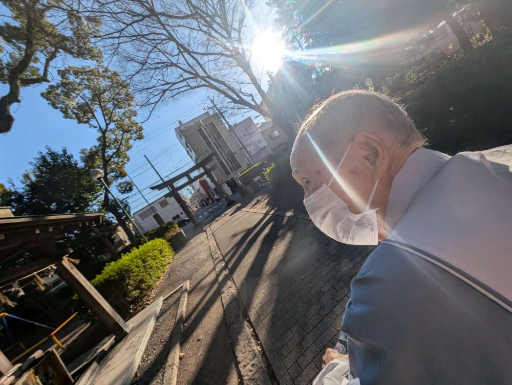 静岡市葵区老人ホーム_熊野神社への初詣ドライブ