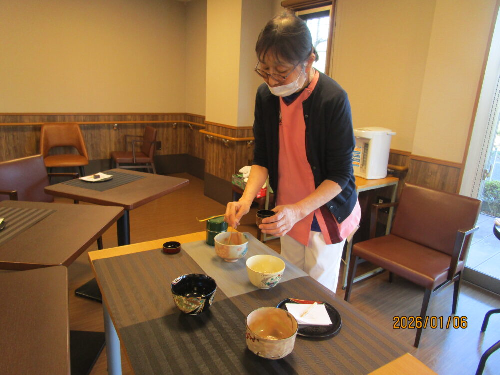 藤枝市老人ホーム_新春お茶会