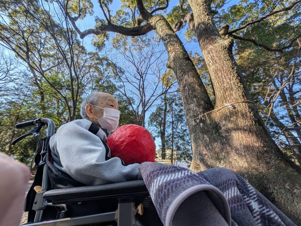 静岡市葵区老人ホーム_熊野神社への初詣ドライブ