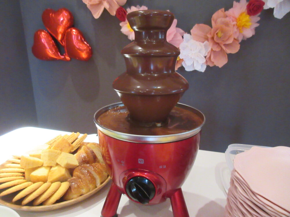 静岡市葵区老人ホーム_チョコレート・ファウンテン