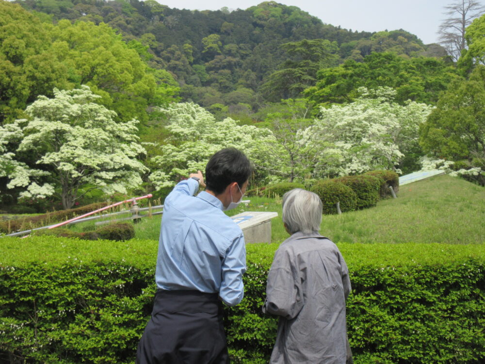静岡市葵区老人ホーム_なんじゃもんじゃ見物（城北公園）