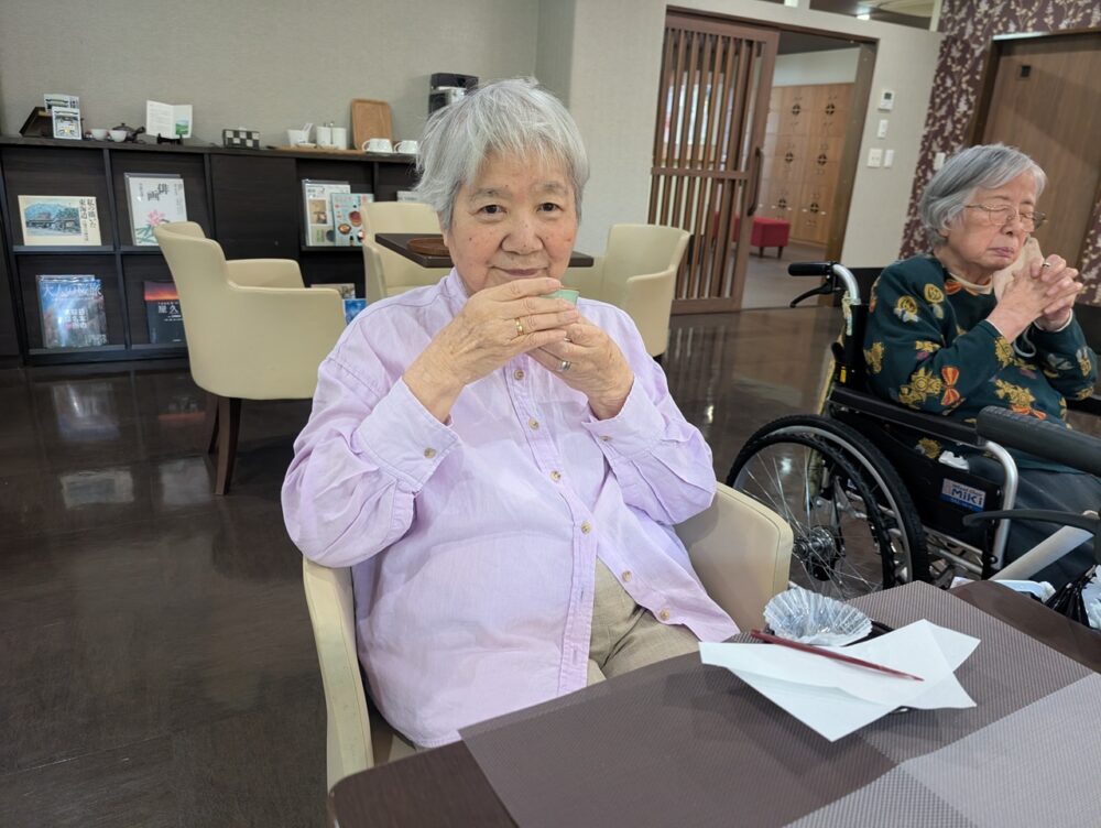 静岡市葵区老人ホーム_新茶を愉しむ会