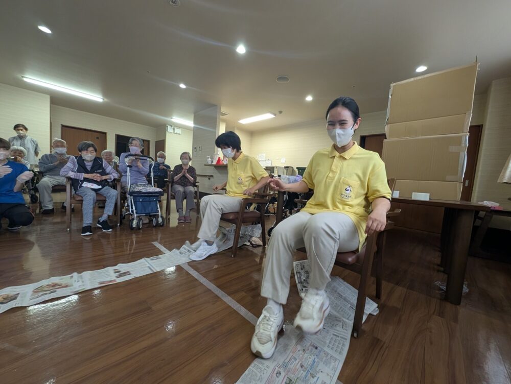 静岡市葵区老人ホーム_ミニ運動会