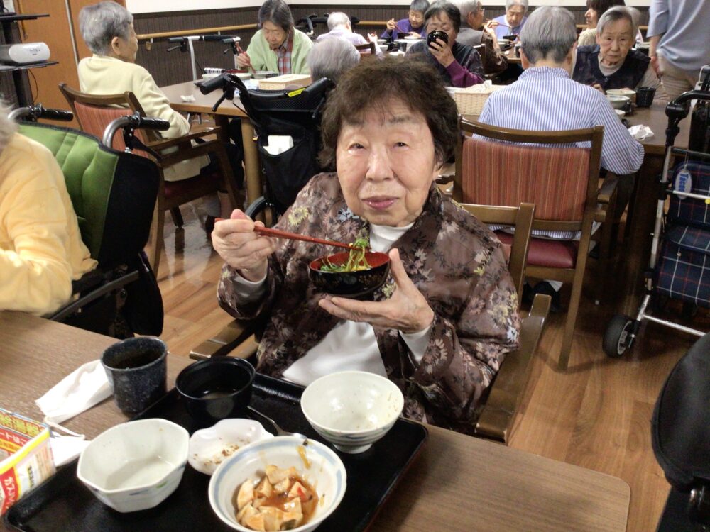 藤枝市老人ホーム_蕎麦打ち